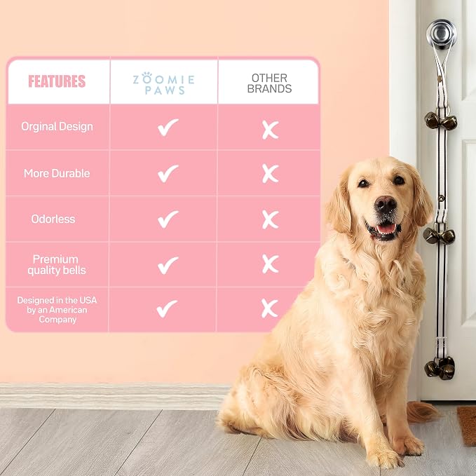 Dog Puppy Training Bell Potty and Outdoor Training Doorbell - Image 5