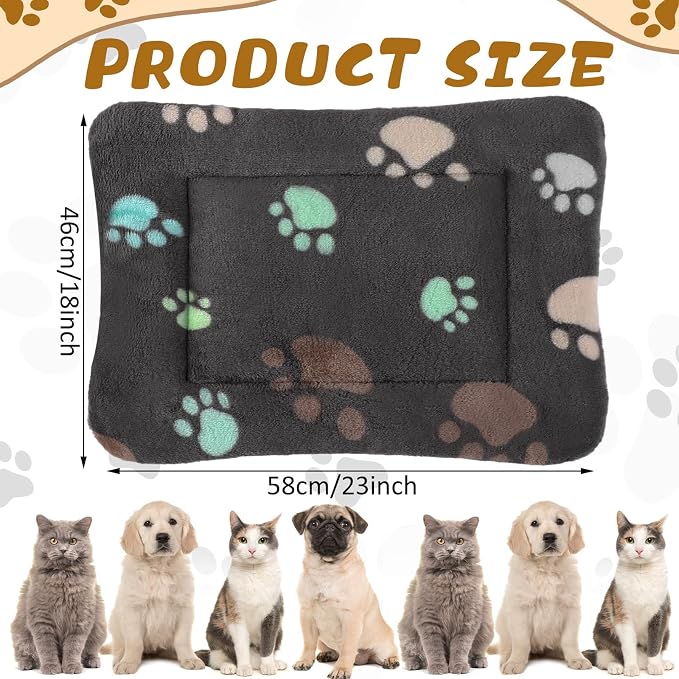 Tuanse 4 Pack Ultra Soft Dog Cat Bed Mat Small Animal Guinea Pig Bed - Image 2