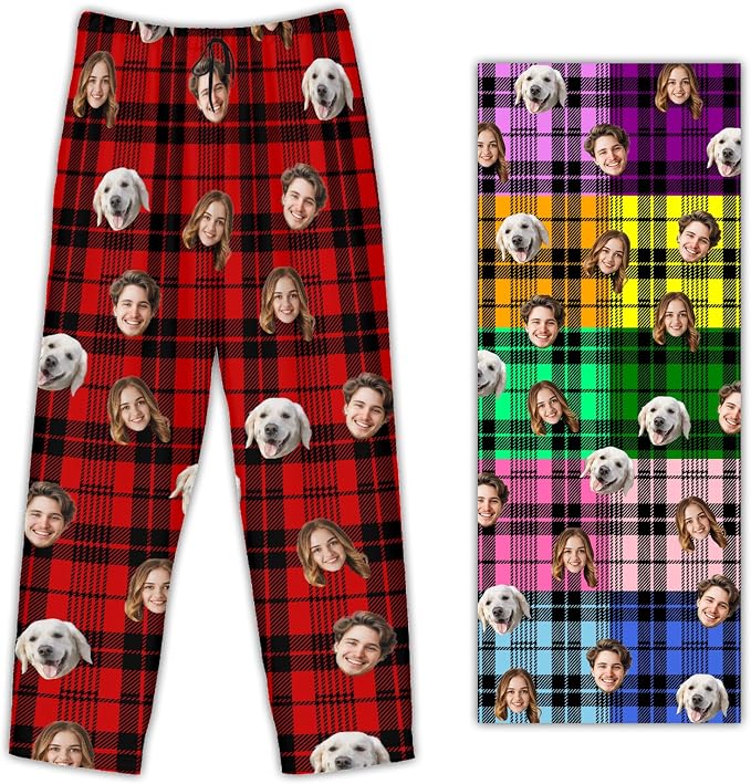 Personalized Pajama Pants For Men Women Custom Pajama Pants - Image 2