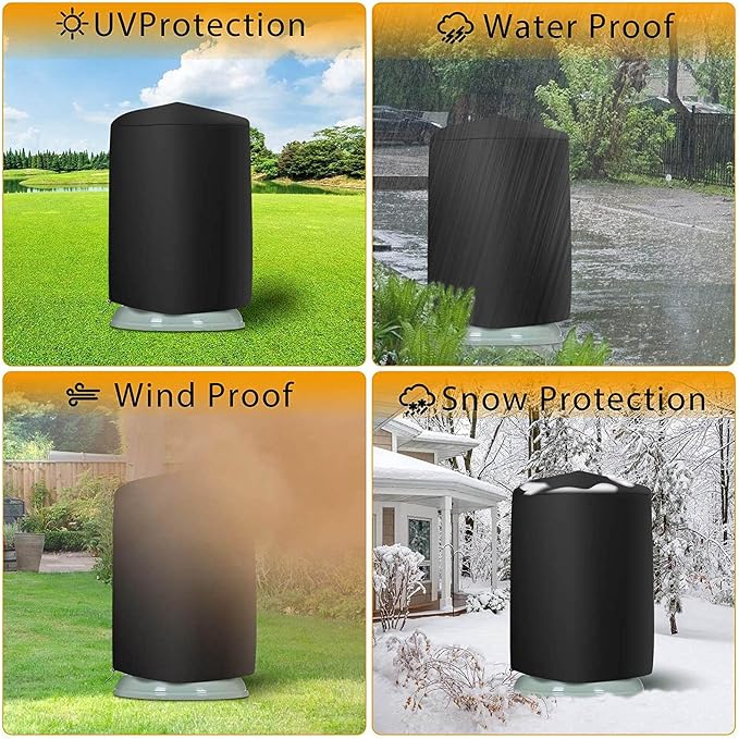 Yumna Fountain Cover 210D Oxford Waterproof Dustproof Cover, Heavy Duty - Image 6