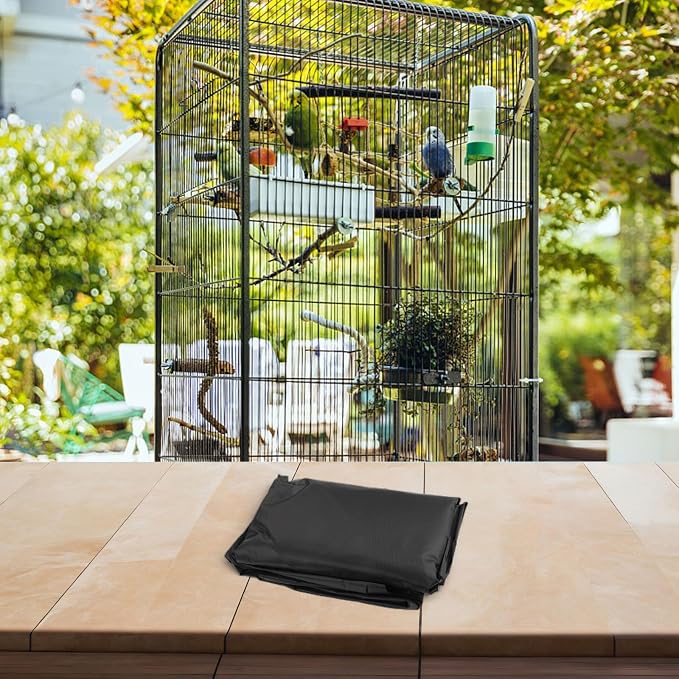 Birdcage Cover Extra Large Parrot Cage Cover Light Blocking - Image 3