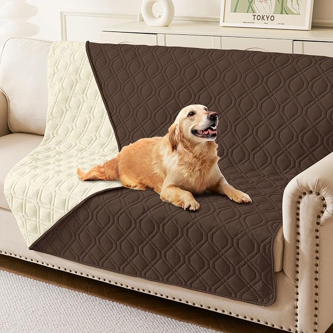 hyha Waterproof Dog Bed Blanket, Soft Pet Blankets, Waterproof Couch Cover by hyha