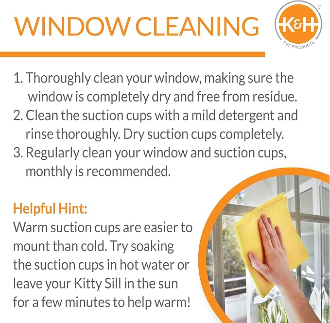 K&H Pet Products Window Lounger Cat Window Perch - Image 7