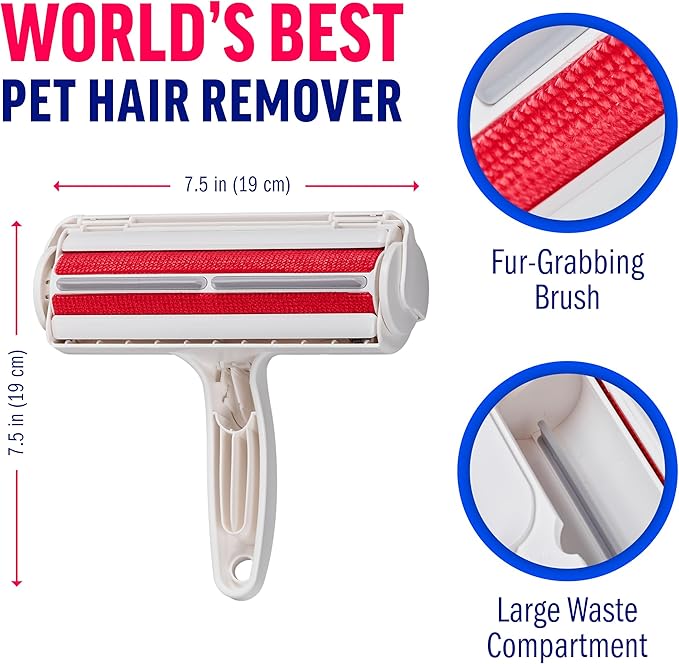 ChomChom Roller Pet Hair Remover – Original Size Reusable Lint Roller - Image 8
