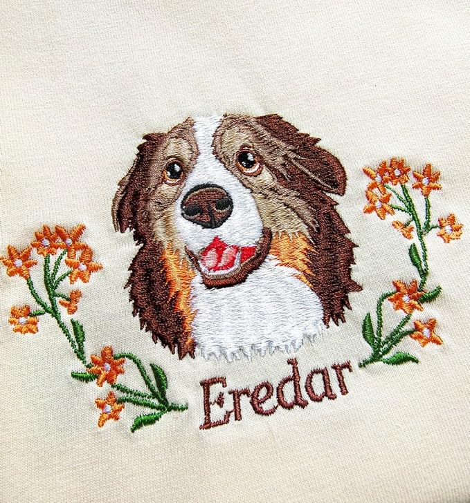 Custom Pet from Your Photo Embroidered Shirt, Personalized Dog Shirt, Custom - Image 3