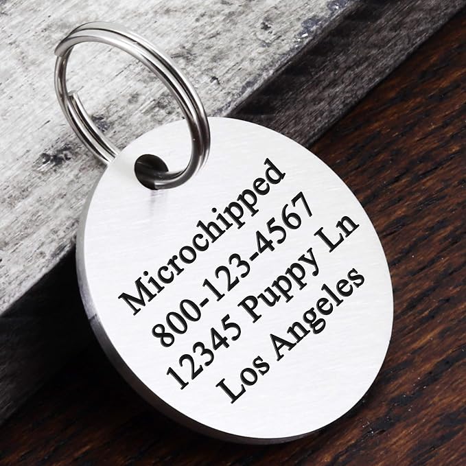 Ultra Joys Stainless Steel Pet ID Tag - Image 2