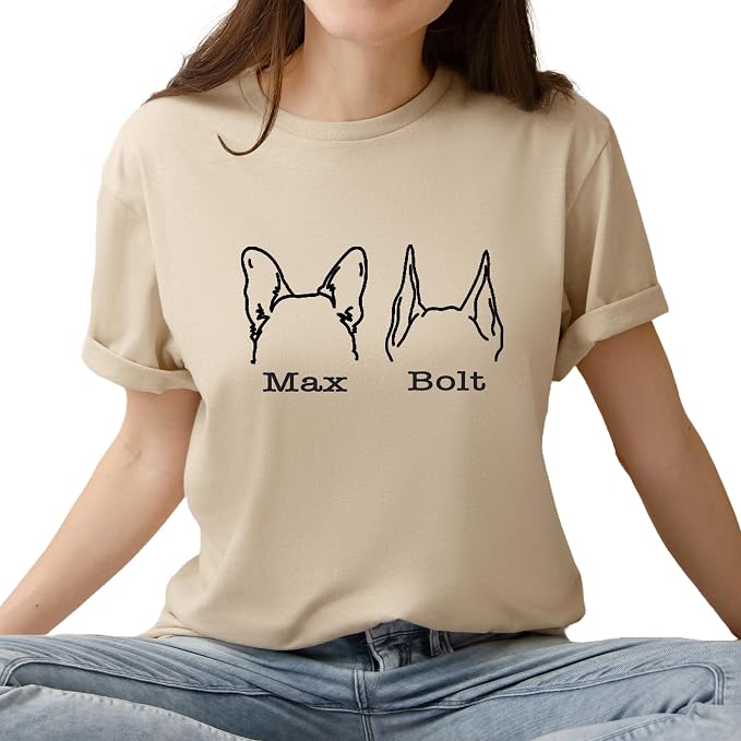 Custom Dog Mom Shirt for Women Pet Ears Sweatshirt - Image 4