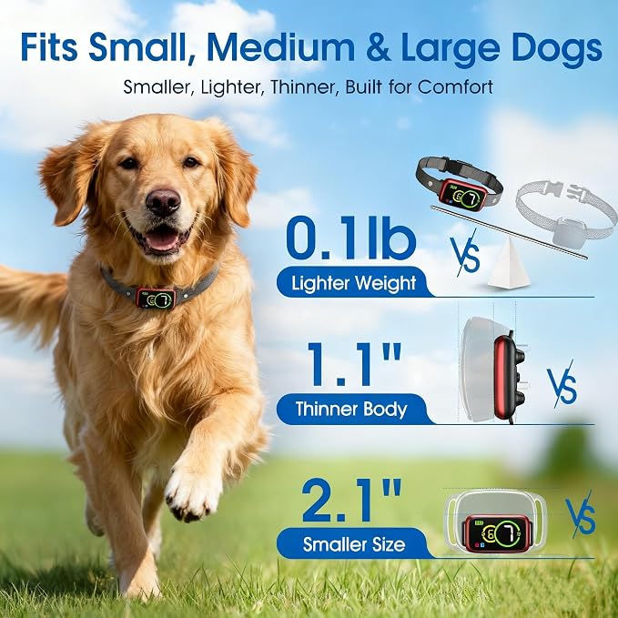 1S Stop Barking Smart Dog Bark Collar, Humane Anti Barking Device - Image 3