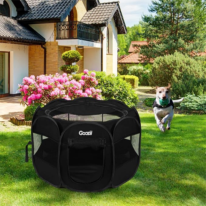 Kitten Cat Playpen for Indoor Cats Enclosed, Portable Foldable Pet Dog Playpen - Image 7