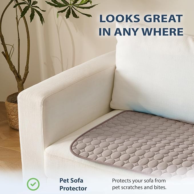 MICROCOSMOS Summer Cooling Mat & Sleeping Pad- Water Absorption Top, Easy Carry - Image 4