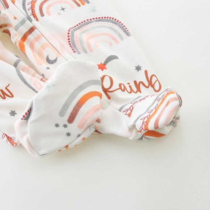 Unisex Baby Boy and Girl Zipper Onesie Toddler Footie One-Piece Infant Romper - Image 6