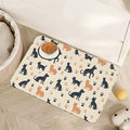 Cute Cat Paw Prints Dog Food Mat by Unknown