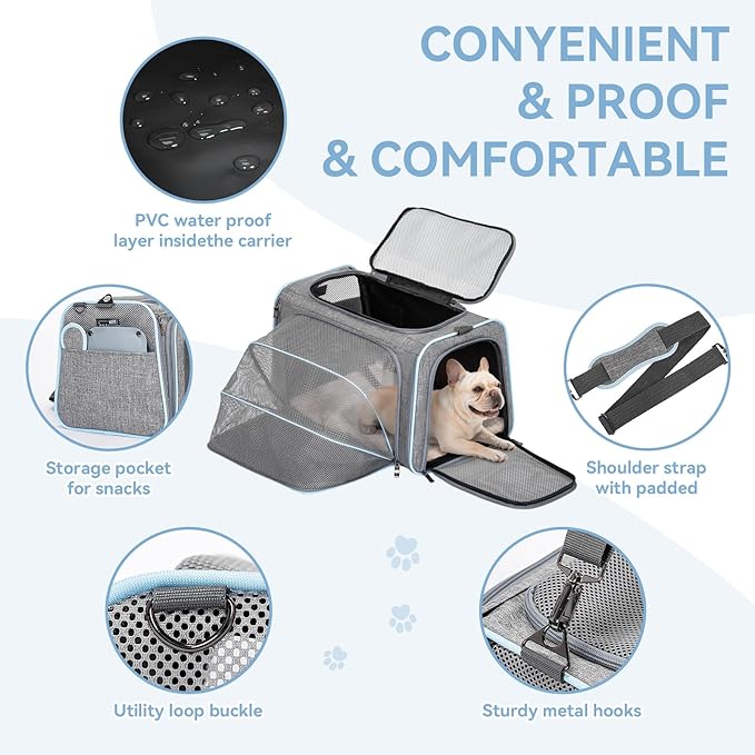 Petsfit Expandable Pet Carrier, - Image 6