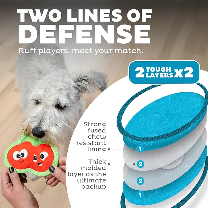 Outward Hound Tough Skinz Durable Squeaky Dog Toy - Image 2