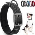 PetiFine Dog Collar for Large Dogs, Neoprene Padded and Adjustable, Reflective by PetiFine
