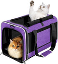 Pet Carrier for Large Cat 20 lbs+ / Soft Sided Small Dog 12 Pounds Travel Crate by GAPZER