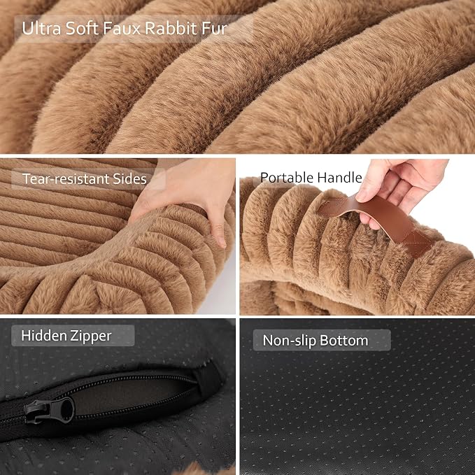 Cute Dog Bed for Medium Size Dog, Calming Medium Dog Cat Bed - Image 7