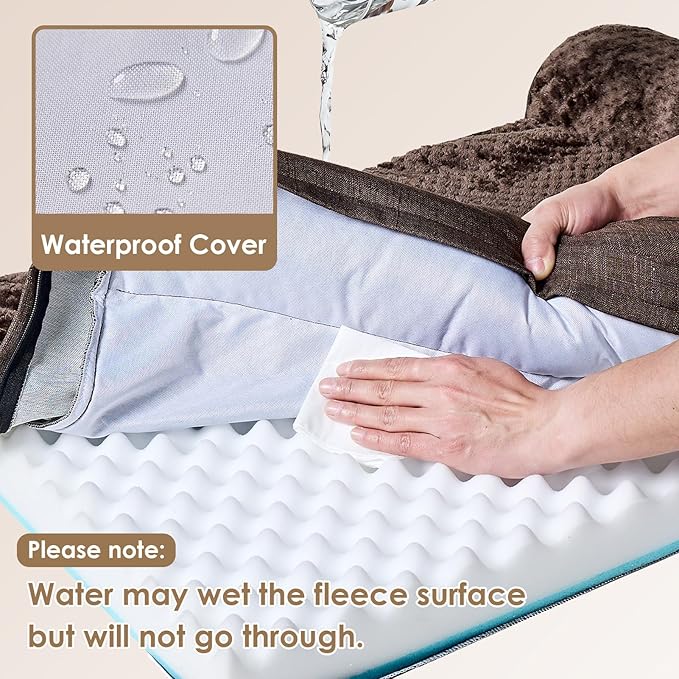 EHEYCIGA Large Dog Bed Memory Foam - Image 3