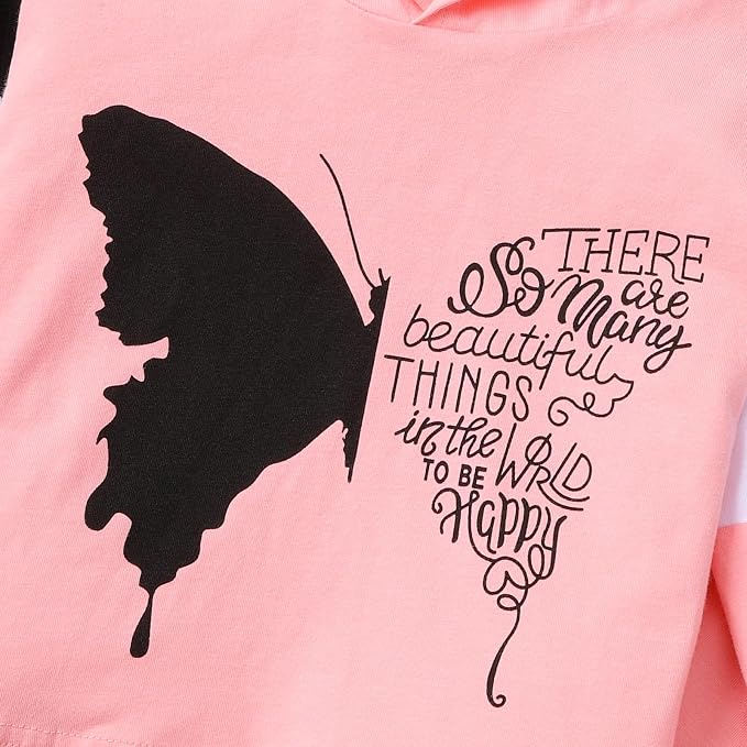 Toddler Baby Girls Clothes Long-sleeve Tie Dye Hoodie Sweatshirt Pants Hooded - Image 4