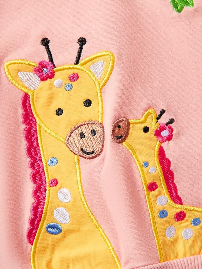 Toddler Baby Girls Cotton Sweater, Long Sleeve Crewneck Sweatshirt Pullover - Image 6