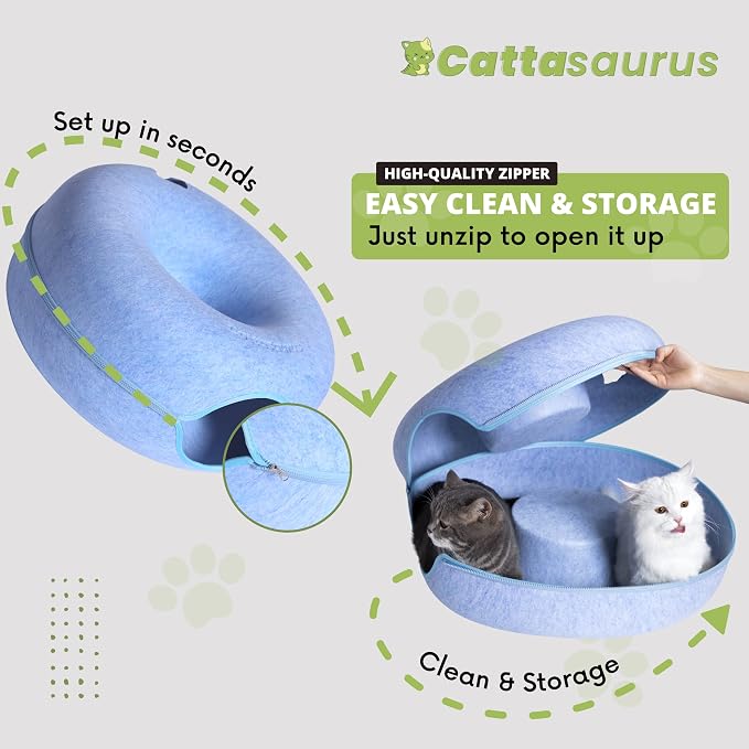 Cattasaurus Peekaboo Cat Cave Donut - Image 4