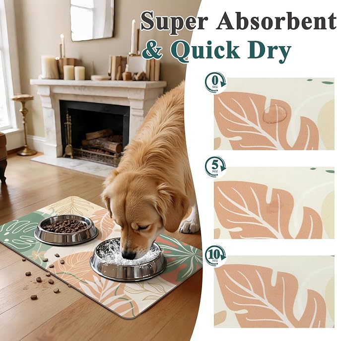 Topotdor Boho Dog Food Mat - Image 2