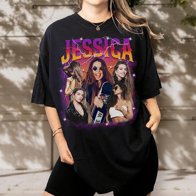 Custom Bootleg Rapper Graphic Tees Shirt – Retro 90s Vintage Style, - Image 9