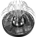SZMP Solar Water Fountain Upgraded 100% Glass Panel, 3.5W Solar Powered by SZMP