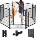 Dog Playpen, 40 inch 8 Panels Dog Fence Outdoor Heavy Duty Dog Pen by Jhsomdr