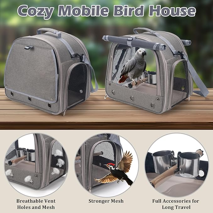 Bird Carrier Parrot Travel Cage - Image 5