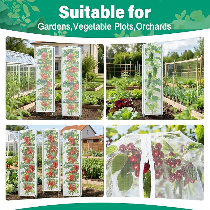 3 Pack Garden Bird Netting Plant Cover - Image 8