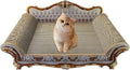 Luxury Cardboard Cat Scratcher Sofa Bed, Couch Shaped Cat Scratching Board by INRLKIT