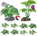10 PCS Aquarium Decorations Silk Aquarium Plants Betta Fish Tank Decor by UreverFins