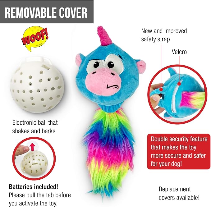 Hyper Pet Doggie Pal Unicorn Interactive Plush Dog Toys - Image 6