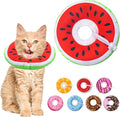 Cat Cone Collar Soft, Adjustable Cat Recovery Collars Kitten Cones to Stop by Seyezo