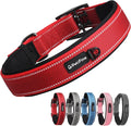 PetiFine Dog Collar for Large Dogs, Neoprene Padded and Adjustable, Reflective by PetiFine