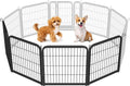 Yaheetech Dog Playpen, 24 inch 4 Panels Dog Pen by Yaheetech