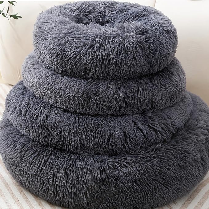 Donut Dog Bed Large Cat Bed Pet Bed Cat Donut Large Ferret Cave Pet Sofa Pet - Image 3