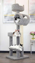 New Cat Condos 140003- Solid Wood Cat Climbing Tower Cat Tree by New+Cat+Condos