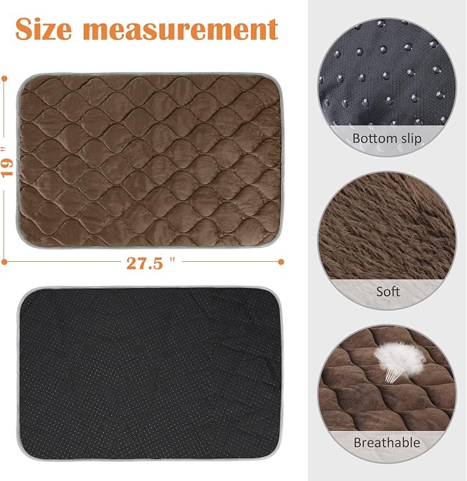 ULIGOTA Self Warming Cat Bed Self Heating Cat Mat Thermal Pet Bed Mat - Image 8