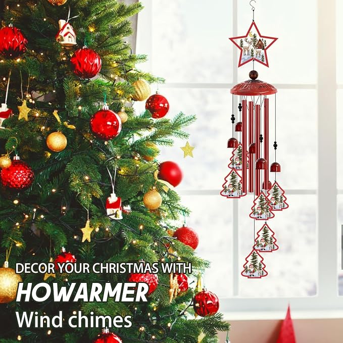 Christmas Wind Chimes for Outside, Decoration for Outdoor - Image 4