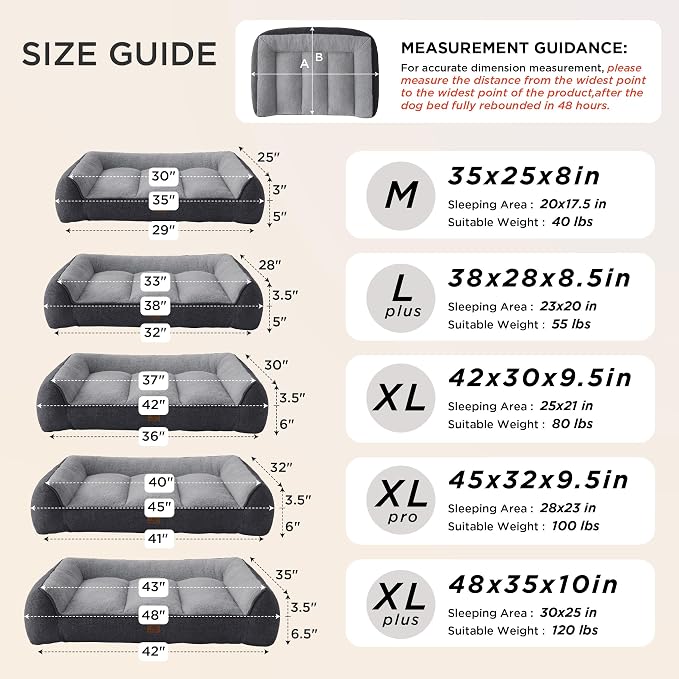 Bedsure SupportMax™ Orthopedic Dog Beds Large Sized Dog - Image 4