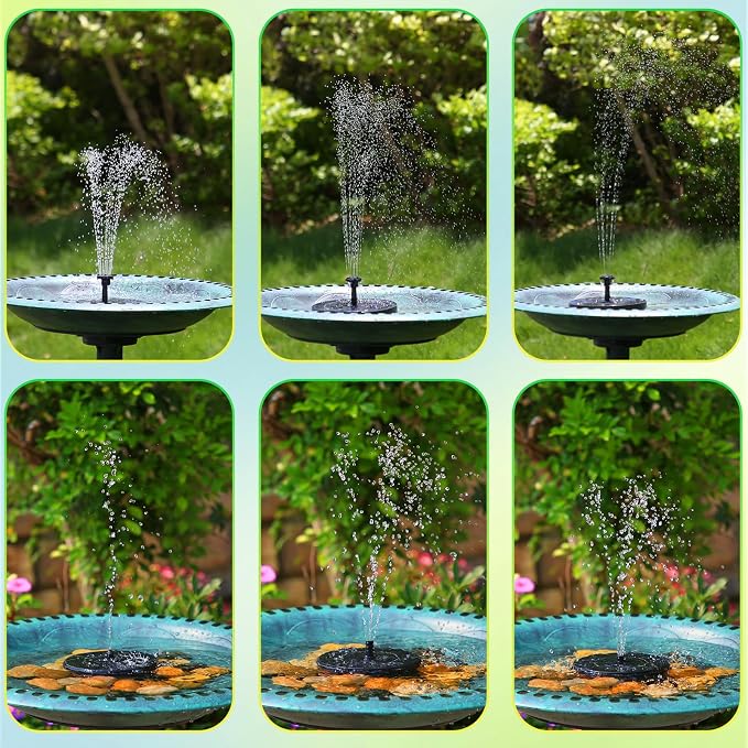 AMZtime Solar Fountain, 2025 Upgraded Solar Water Fountains - Image 8