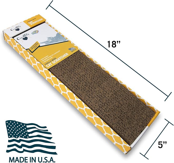 OurPet's Straight and Narrow Single Wide Reversible Cat Scratcher - Image 3