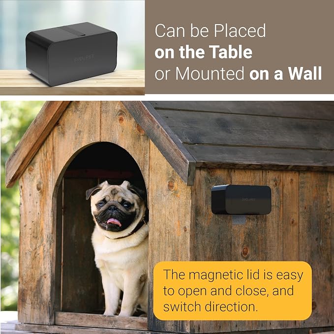 SVD.PET Dog Poop Bag Dispenser, Wall Mount Waste Bag Dispenser, Holds 8 Rolls - Image 2