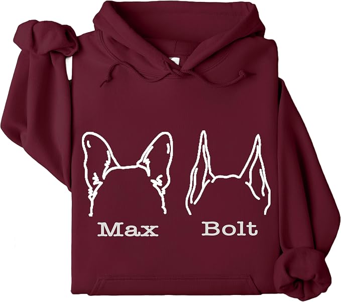 Custom Dog Mom Shirt for Women Pet Ears Sweatshirt - Image 8