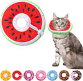 Cat Cone Collar Soft, Adjustable Cat Recovery Collars Kitten Cones to Stop by Seyezo