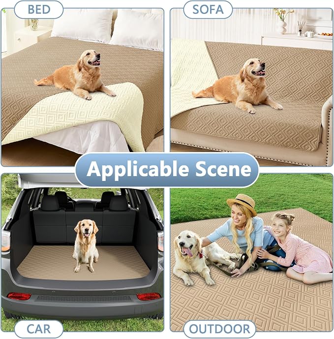 hyha Waterproof Dog Blanket, Soft Pet Bed Blankets, Waterproof Sofa Couch Cover - Image 6