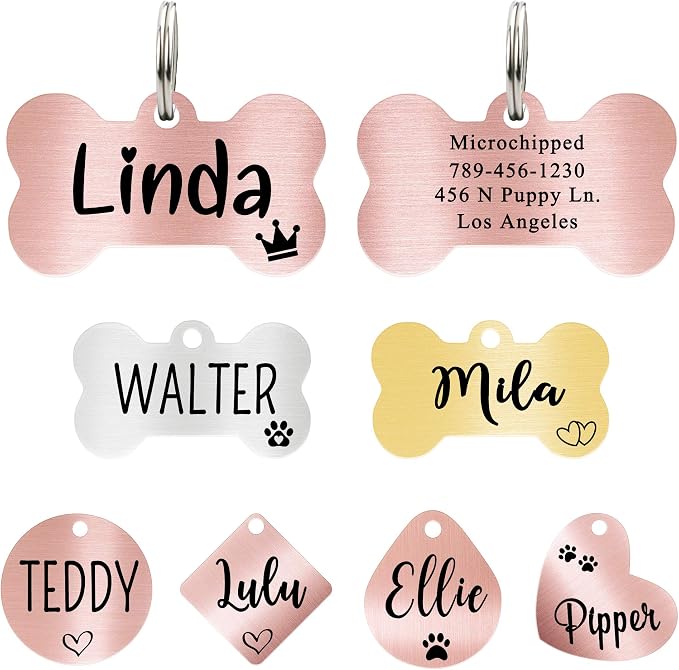 Ultra Joys Custom Personalized Dog ID Tag by UltraJoys