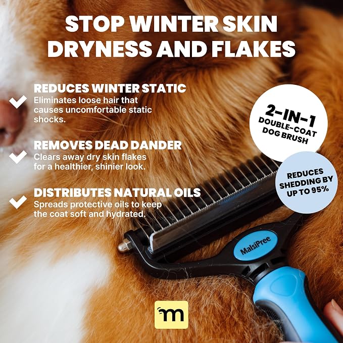 MalsiPree Dog Brush for Shedding - Image 2